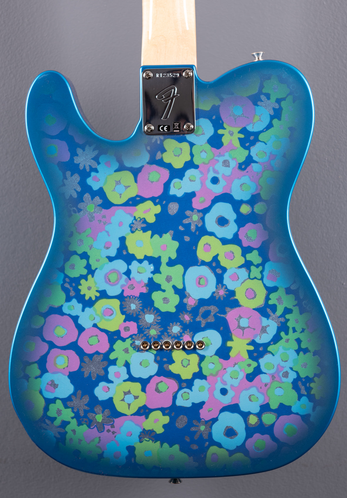 1968 NOS Blue Floral Telecaster – Dave's Guitar Shop
