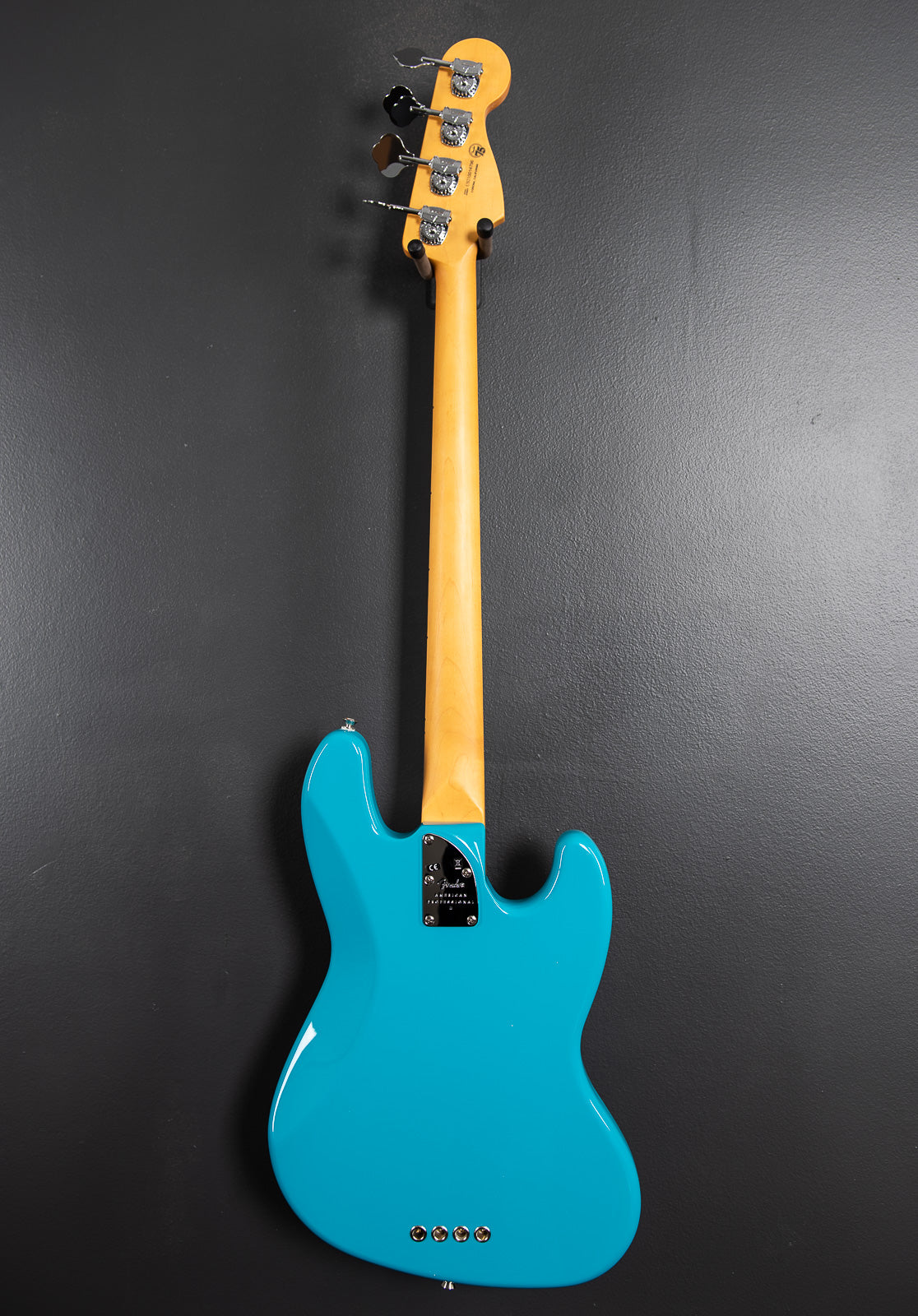 American Professional II Jazz Bass Left Hand - Miami Blue