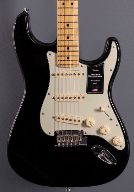 American Professional II Stratocaster – Black w/Maple