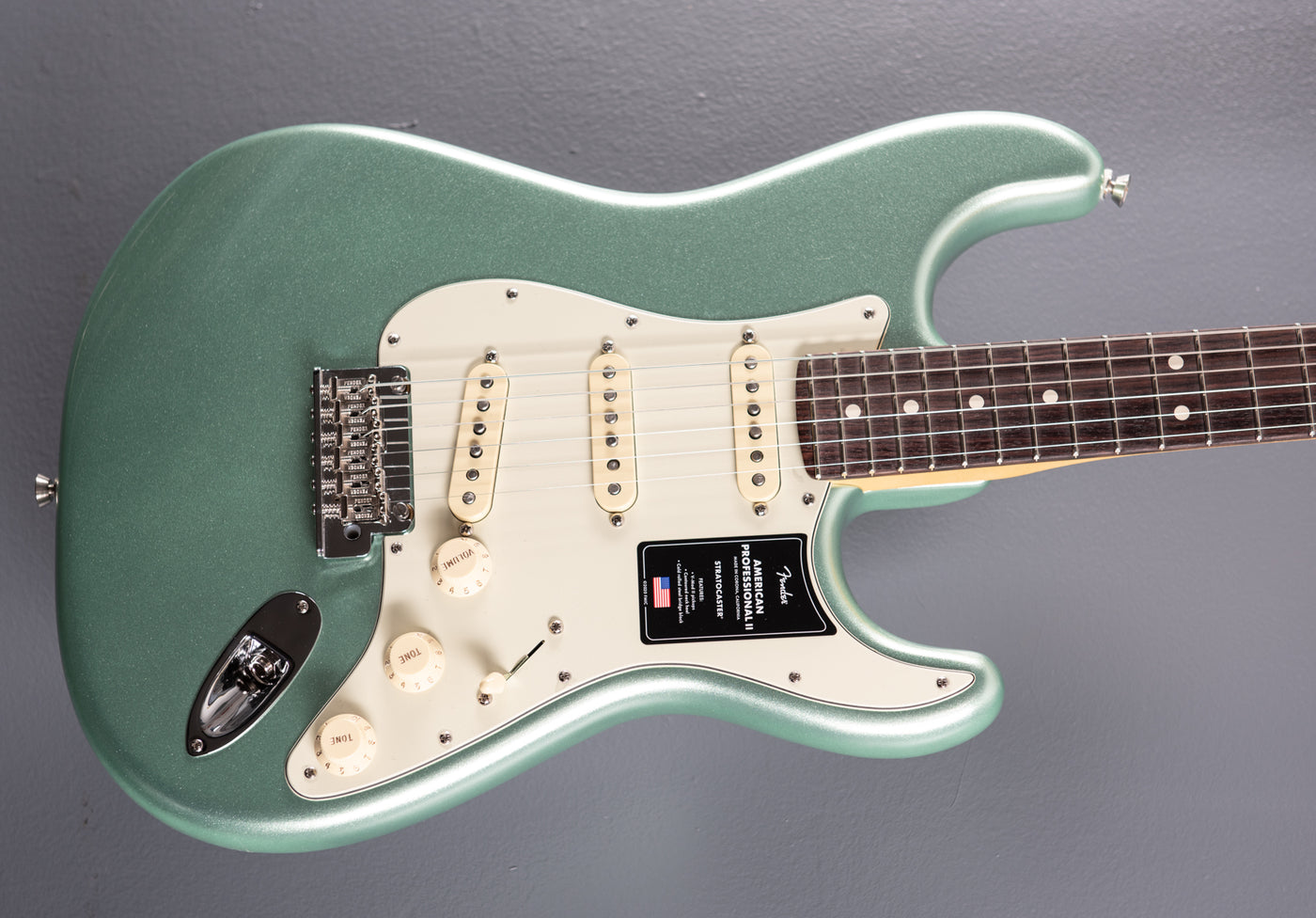 American Professional II Stratocaster - Mystic Surf Green w/Rosewood