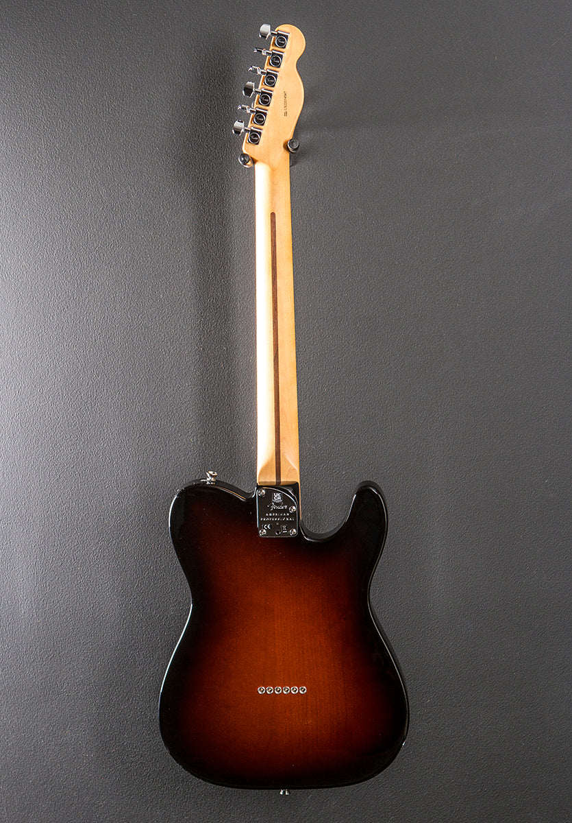 American Professional II Telecaster Left Hand 3 Color Sunburst w Rosewood