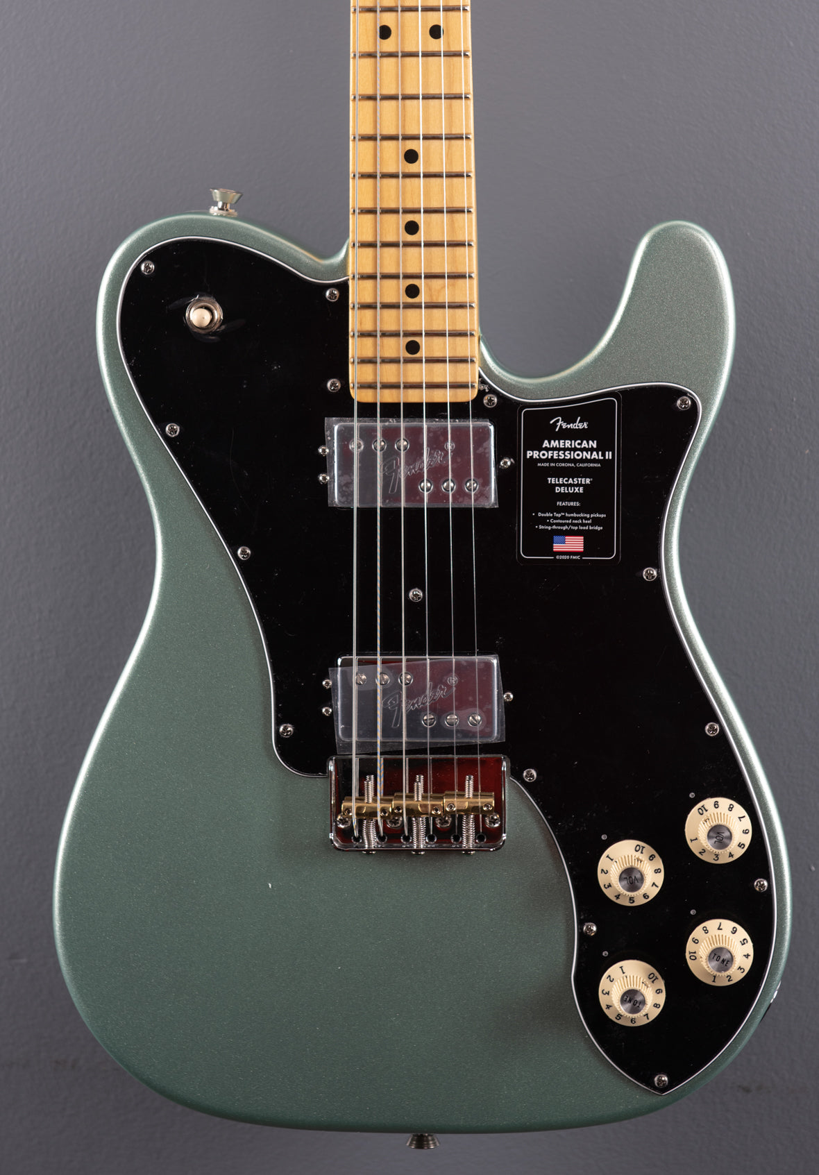 American Professional II Telecaster Deluxe - Mystic Surf Green w/Maple