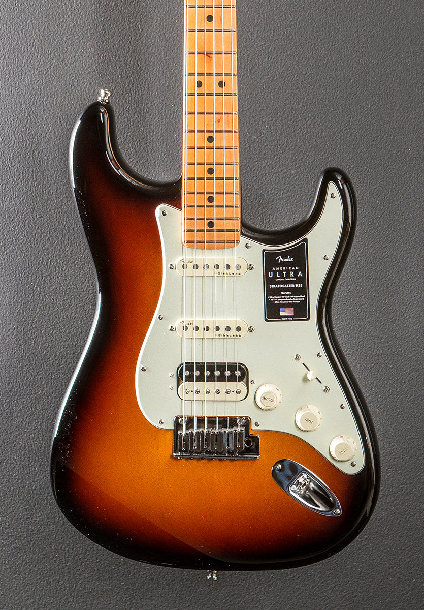 American Ultra Stratocaster HSS – Ultraburst w/Maple