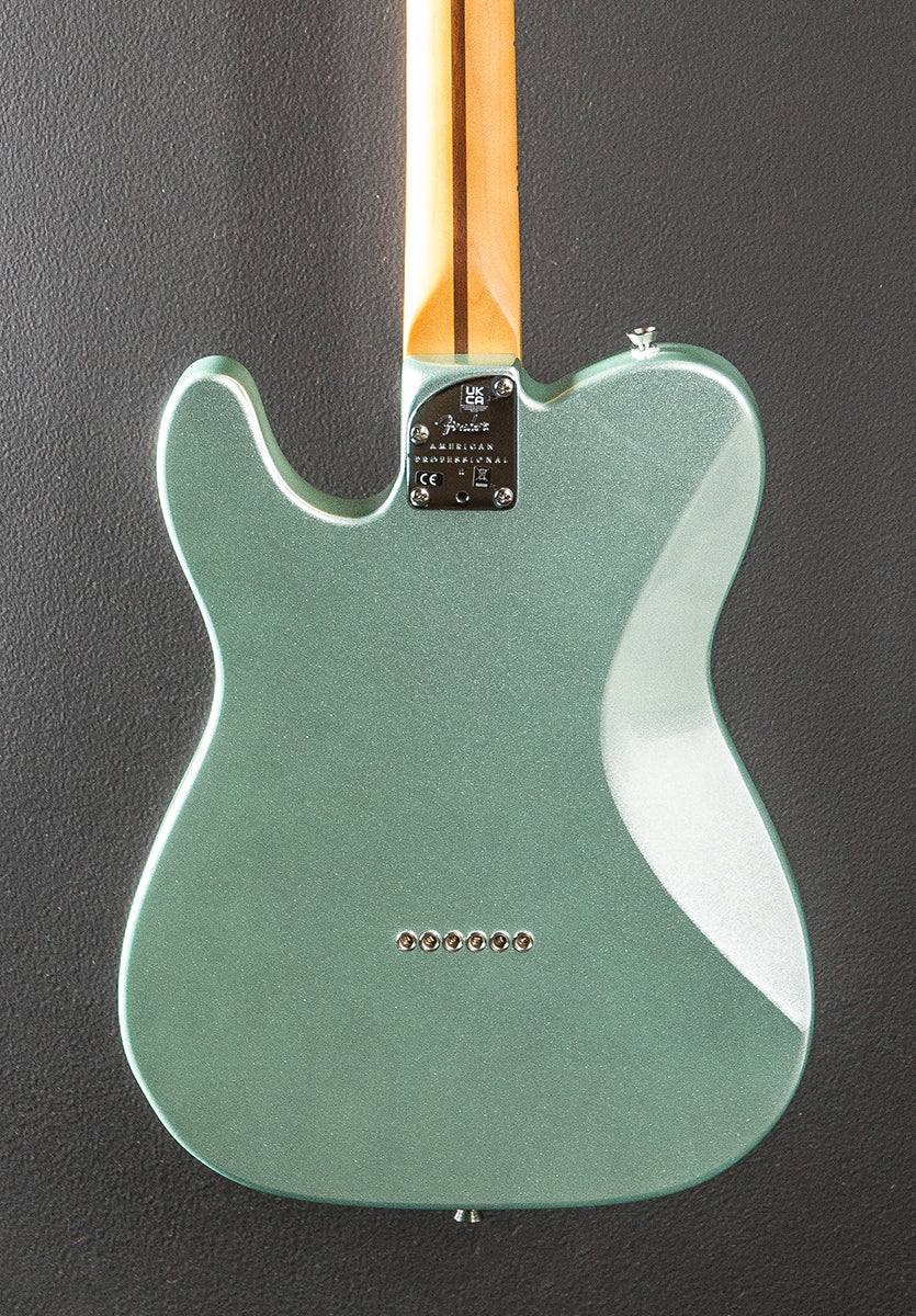 American Professional II Telecaster Deluxe - Mystic Surf Green w/Maple