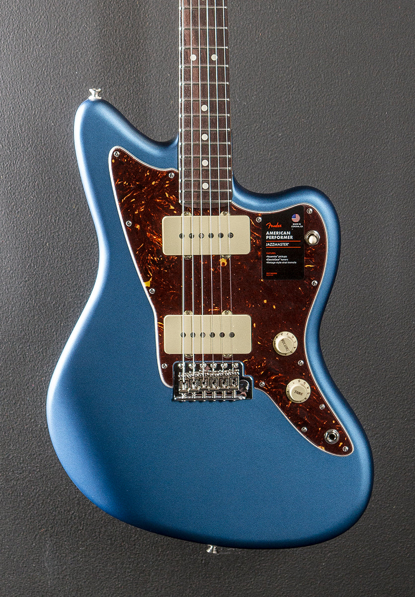 American Performer Jazzmaster - Satin Lake Placid Blue w/Rosewood