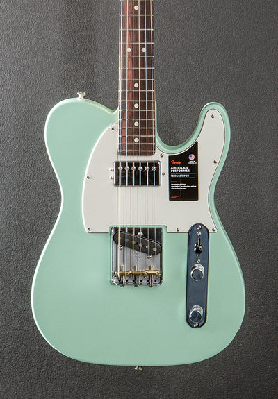 American Performer Telecaster Hum – Satin Surf Green w/Rosewood