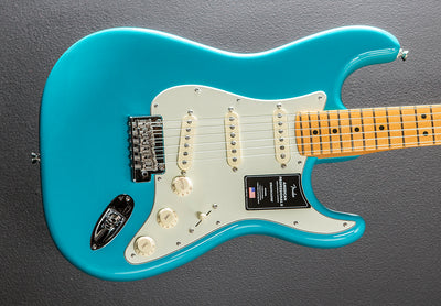 American Professional II Stratocaster – Miami Blue w/Maple