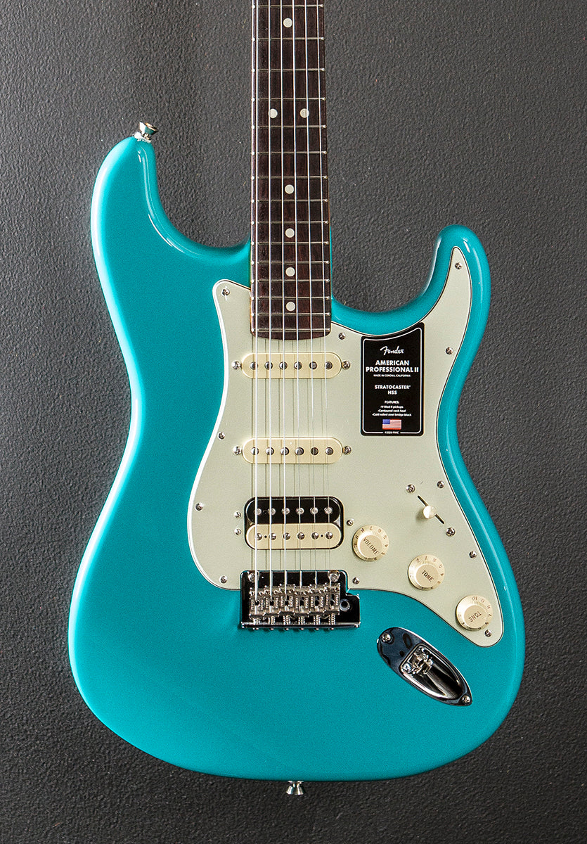 American Professional II Stratocaster HSS - Miami Blue w/Rosewood