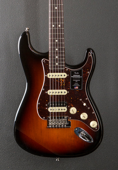 American Professional II Stratocaster HSS - 3 Color Sunburst w/Rosewood