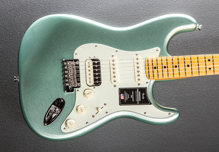 American Professional II Stratocaster HSS - Mystic Surf Green w/Maple