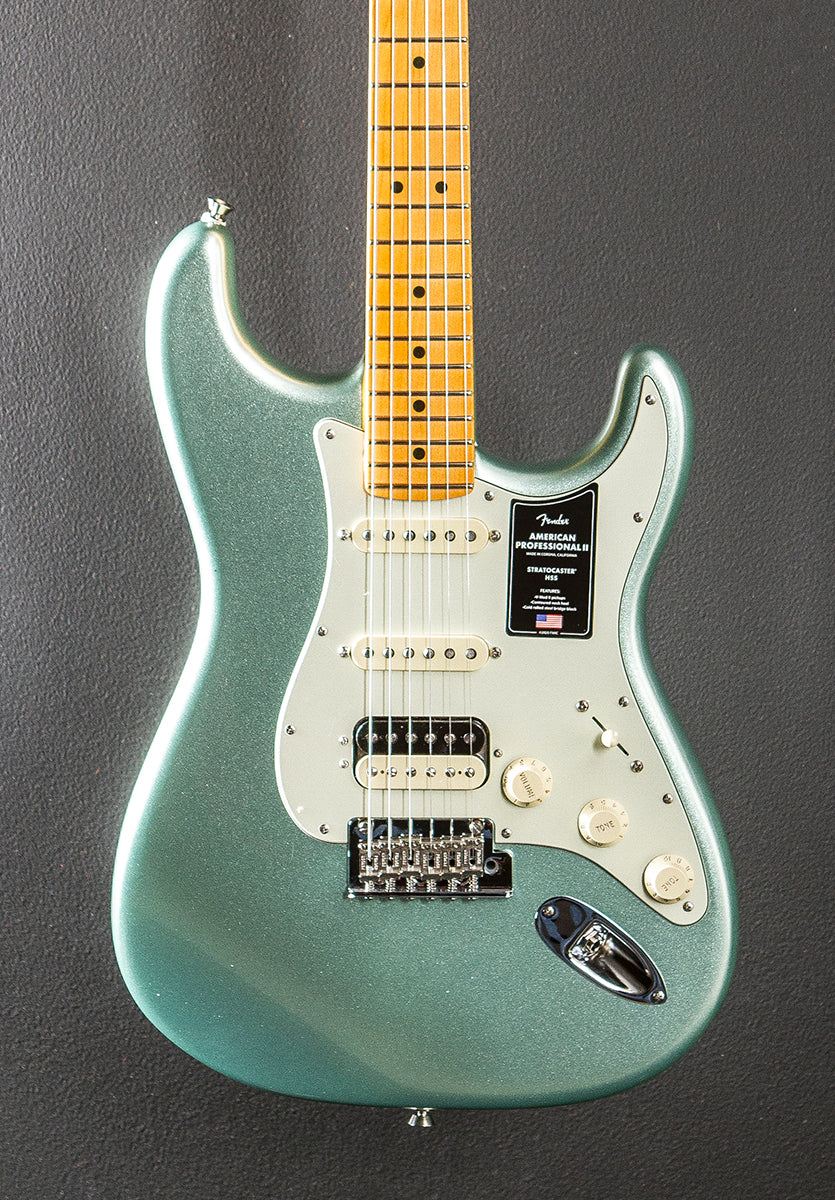 American Professional II Stratocaster HSS - Mystic Surf Green w/Maple