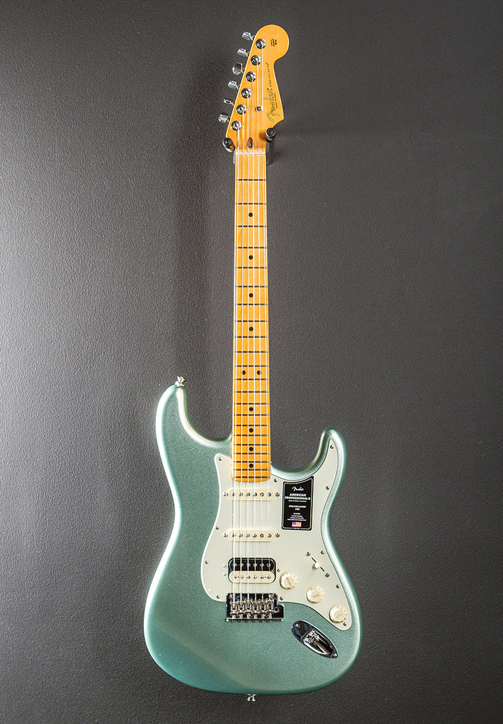 American Professional II Stratocaster HSS - Mystic Surf Green w/Maple