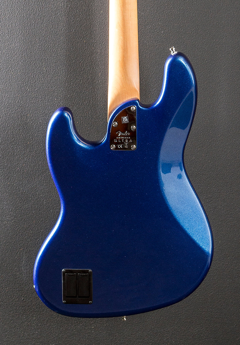 American Ultra Jazz Bass - Cobra Blue w/Maple
