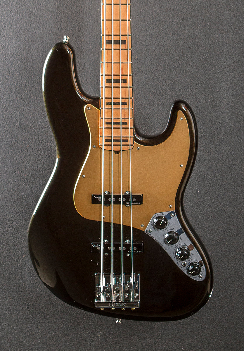 American Ultra Jazz Bass - Texas Tea w/Maple