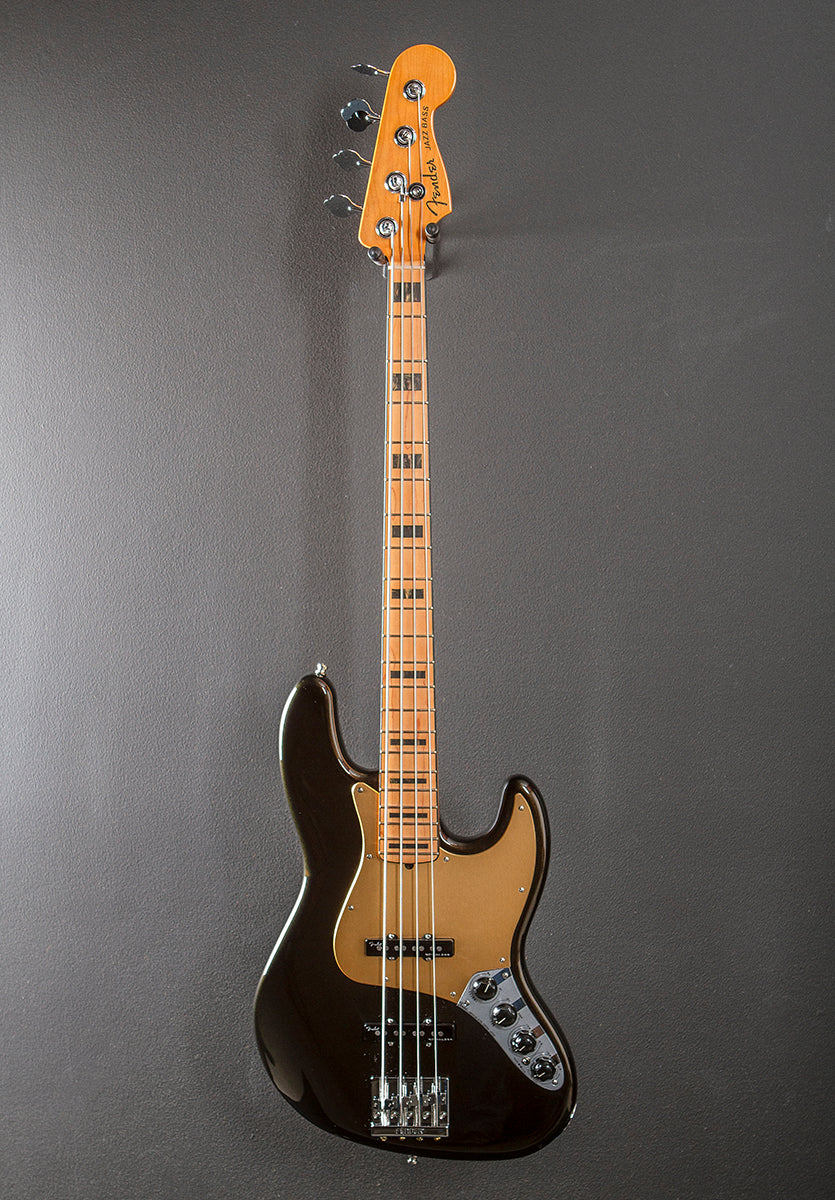 American Ultra Jazz Bass - Texas Tea w/Maple