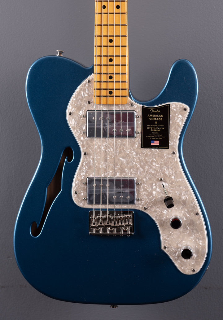 American Vintage II 1972 Telecaster Thinline - Lake Placid Blue
