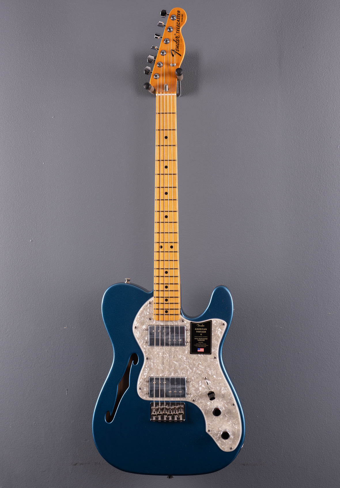 American Vintage II 1972 Telecaster Thinline - Lake Placid Blue