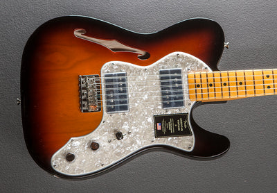 American Vintage II 1972 Telecaster Thinline - 3 Color Sunburst