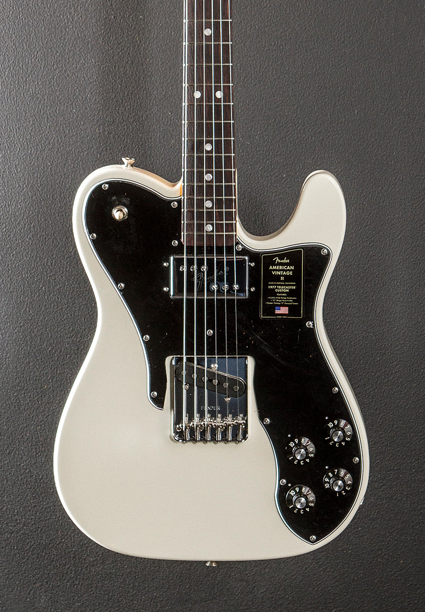 American Vintage II 1977 Telecaster Custom - Olympic White w/Rosewood