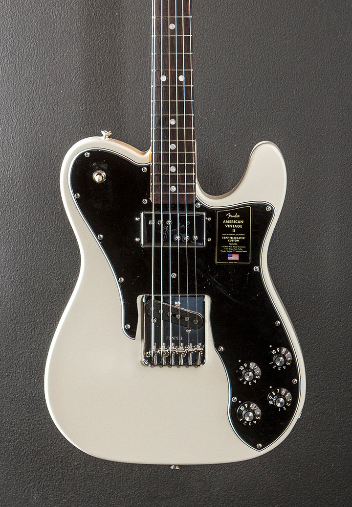 American Vintage II 1977 Telecaster Custom - Olympic White w/Rosewood