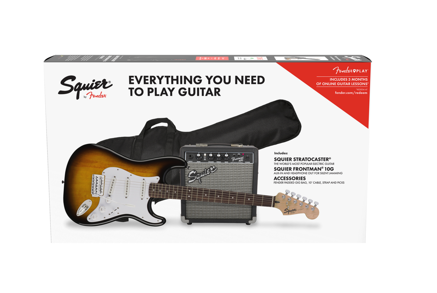 Stratocaster Pack - Brown Sunburst