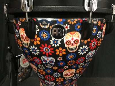 14 Inch Alpine Series Day of the Dead Djembe