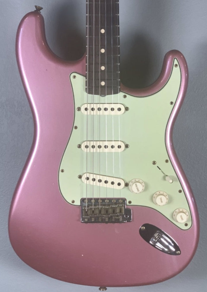 1960 Journeyman Relic Strat-Burgundy Mist Metallic