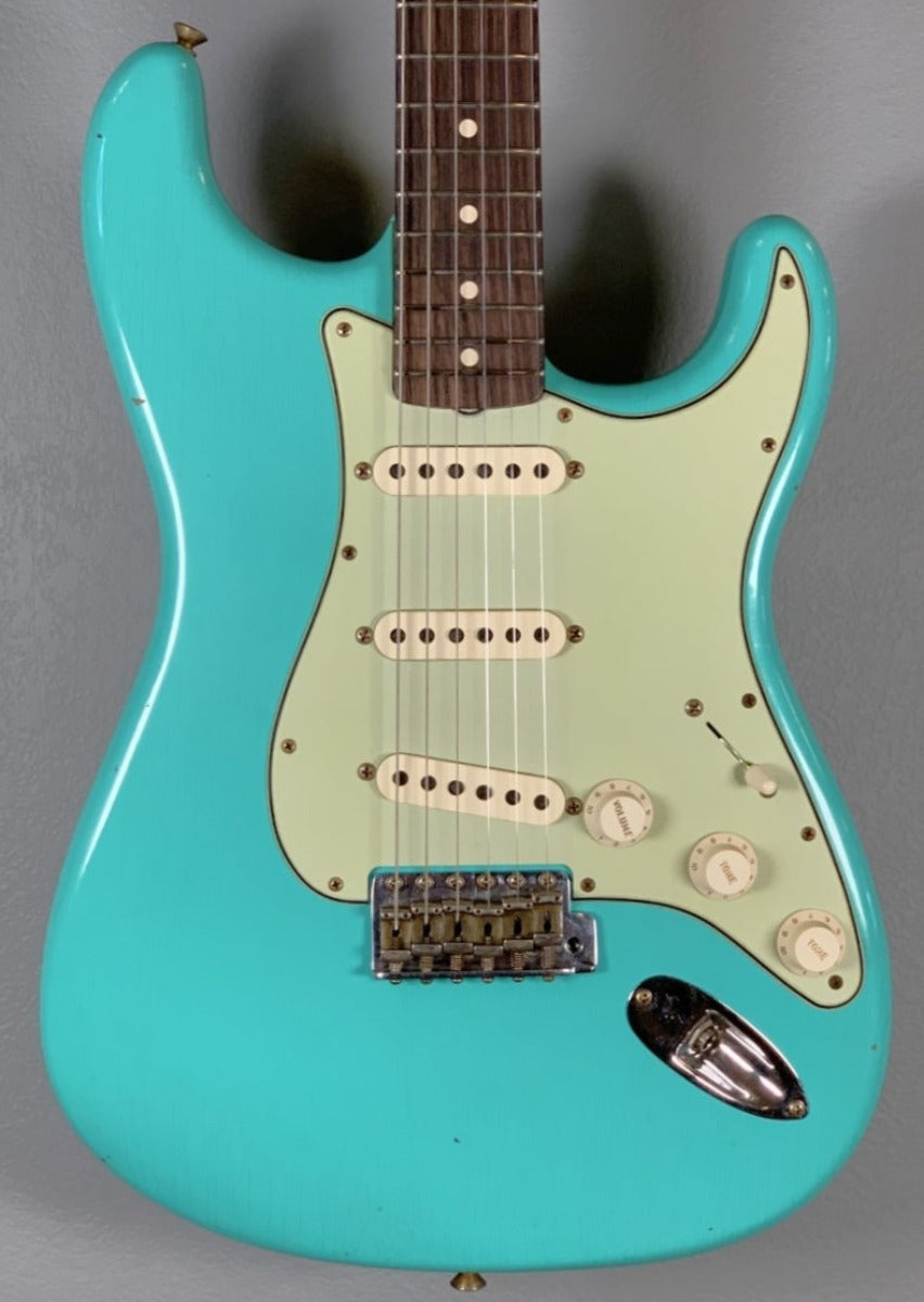 1960 Journeyman Relic Strat- Aged Seafoam Green