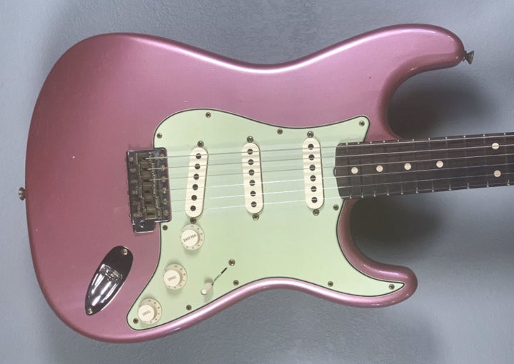1960 Journeyman Relic Strat-Burgundy Mist Metallic