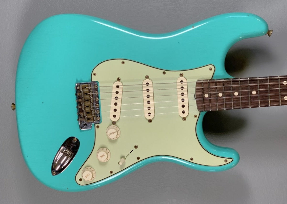 1960 Journeyman Relic Strat Aged Seafoam Green
